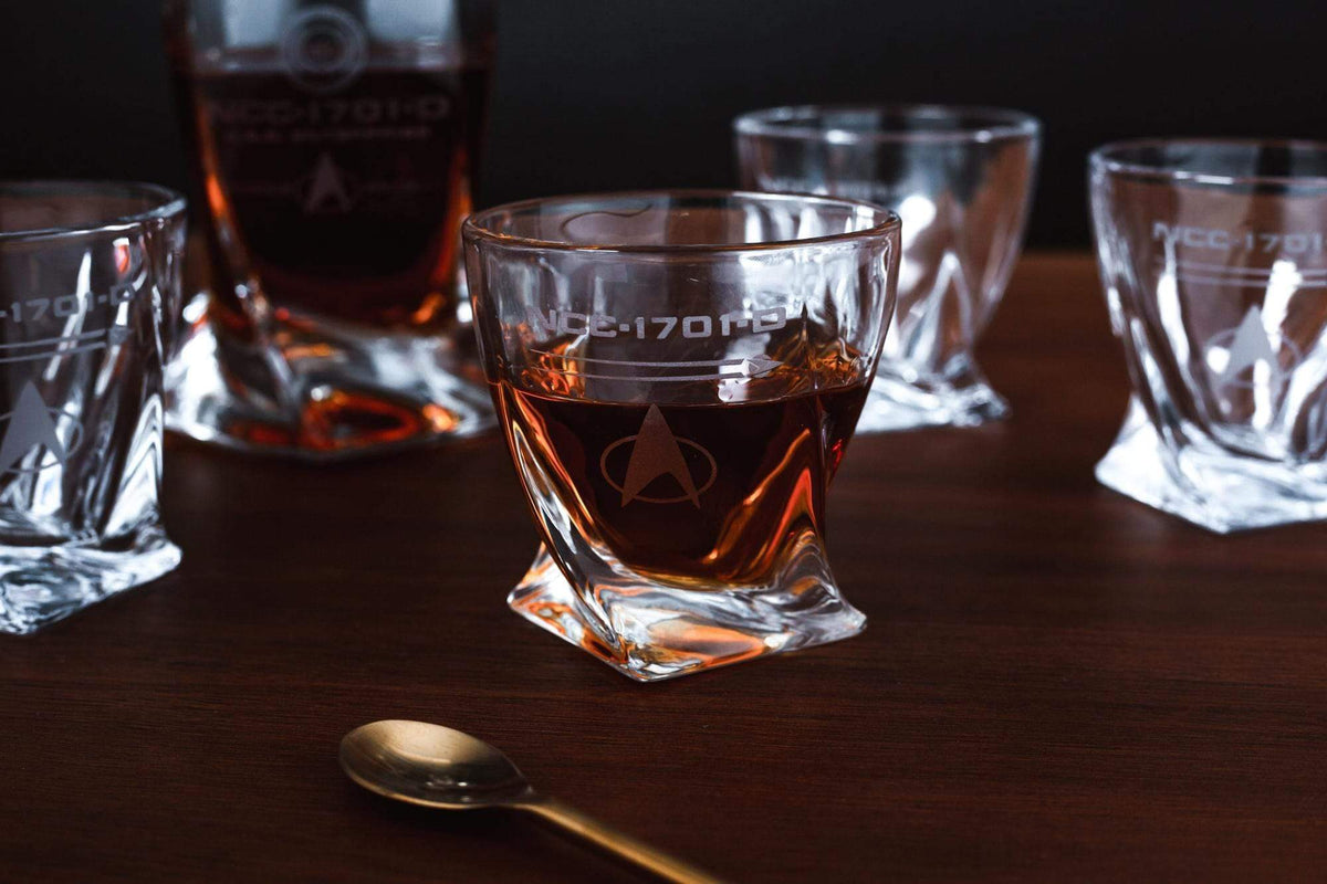 Star Trek TNG Whisky Decanter Set