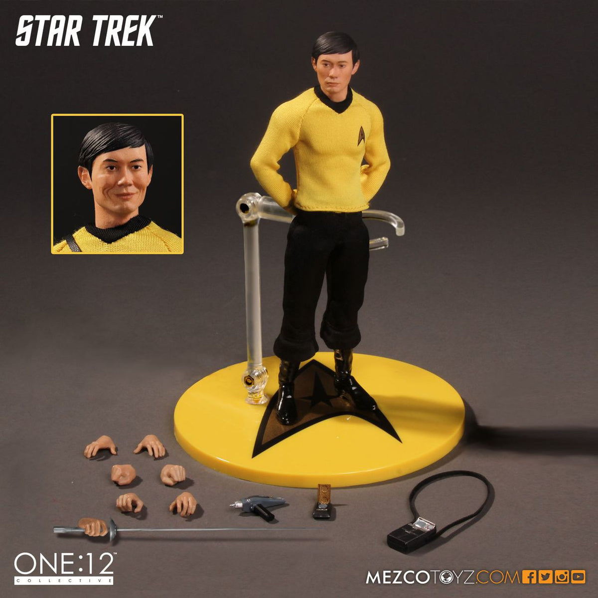 One:12 Collective Star Trek Sulu スタートレック Star Trek One:12 Collective Action Figure: Sulu - LIMITED SUPPLY