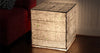 Borg Cube 18-Inch Paper Lantern Floor Lamp