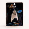 Star Trek Badge: Discovery Sciences Magnetic Clasp Pin in Packaging