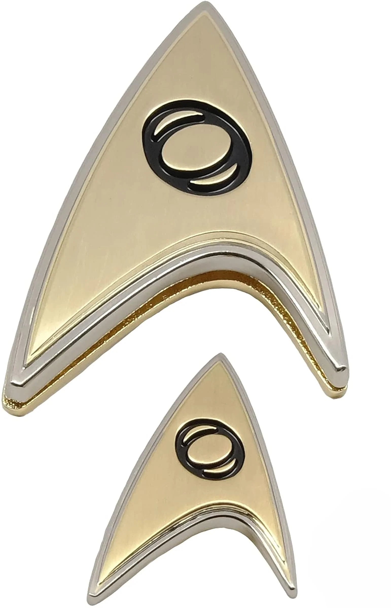 Star Trek Badge: Discovery Enterprise Science Badge and Pin Set – Star Trek  Unlimited