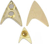 Star Trek Badge: Enterprise Sciences Badge and Lapel Pin Set showing backing