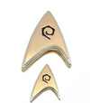 Star Trek Badge: Enterprise Operations Badge and Lapel Pin Set