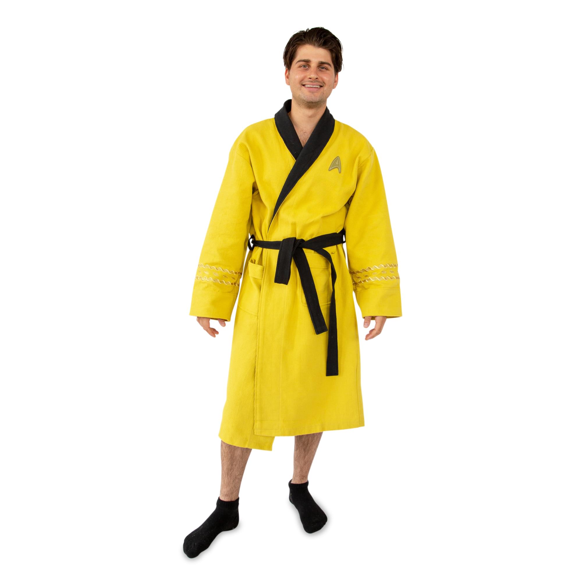 Star Trek: The Original Series Waffle-Weave Cotton Adult Bath Robe ...