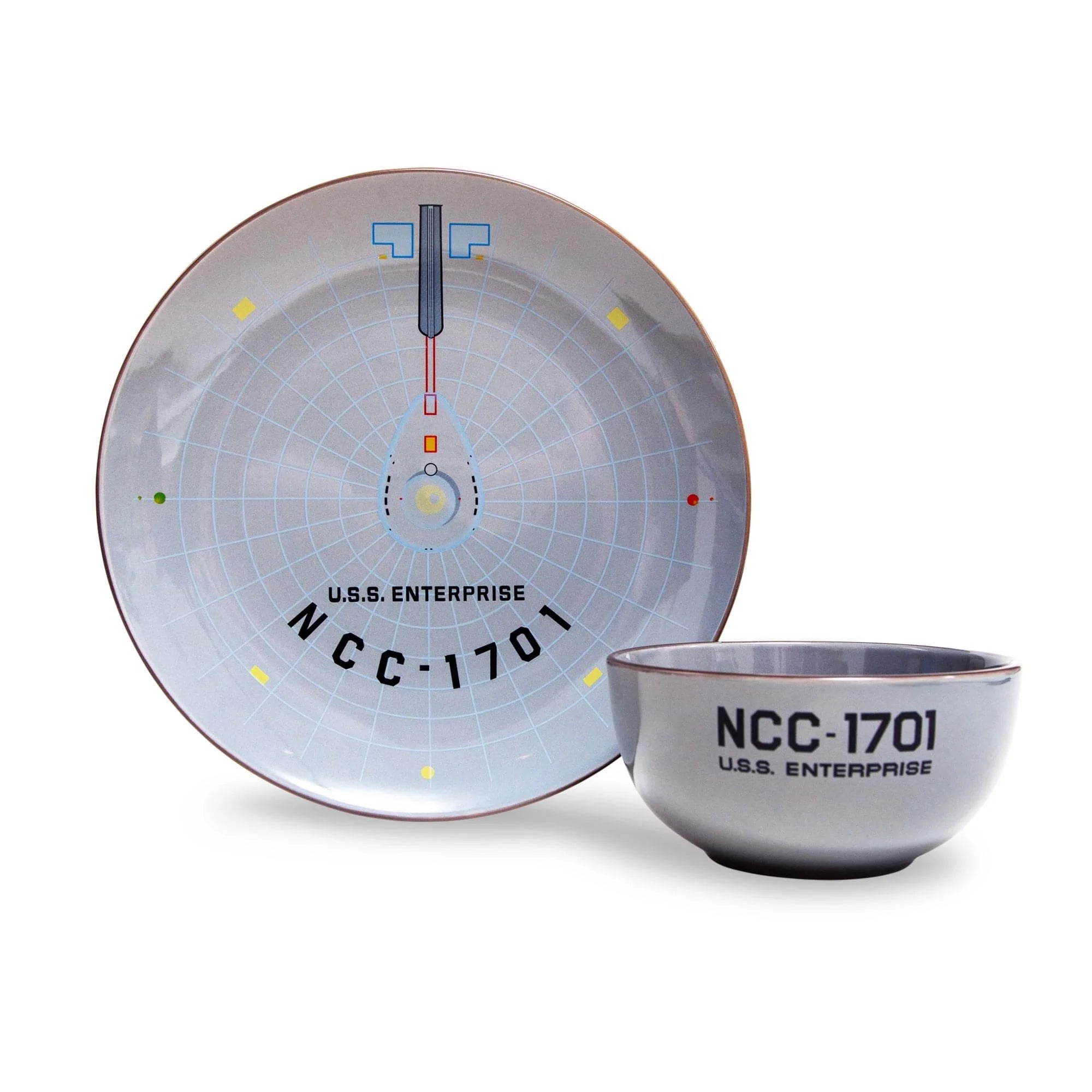 Star Trek: The Original Series NCC-1701 Series 8-Piece Ceramic Dinnerware Set