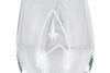 TOS Etched Stemless Wine Glasses - Command
