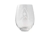 TOS Etched Stemless Wine Glasses - Medical